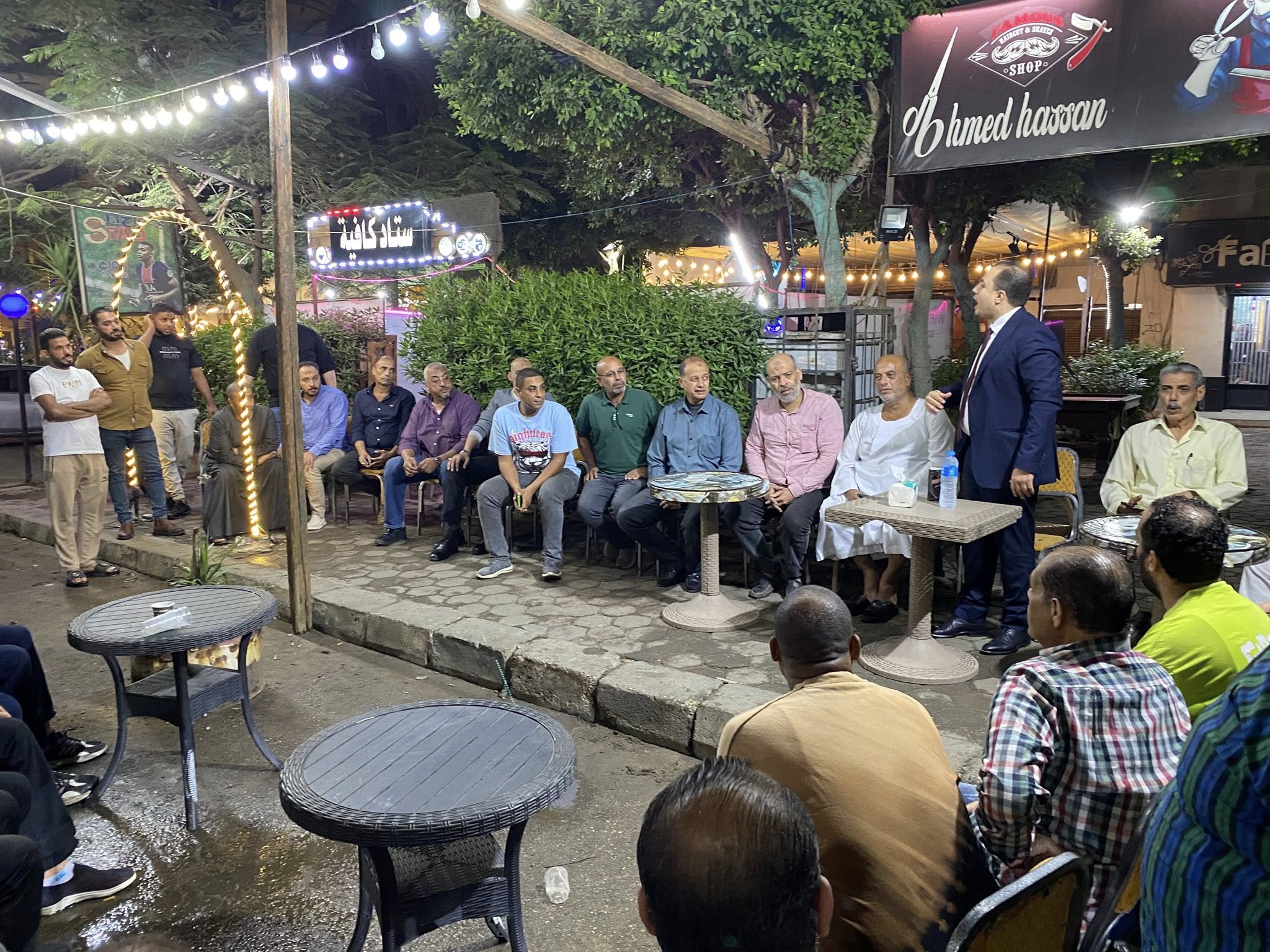 من قلب الشارع ومع الناس… سعيد رضا الوسيمى بين أهالي حدائق القبة يستمع ويشارك ويعد بالتنفيذ