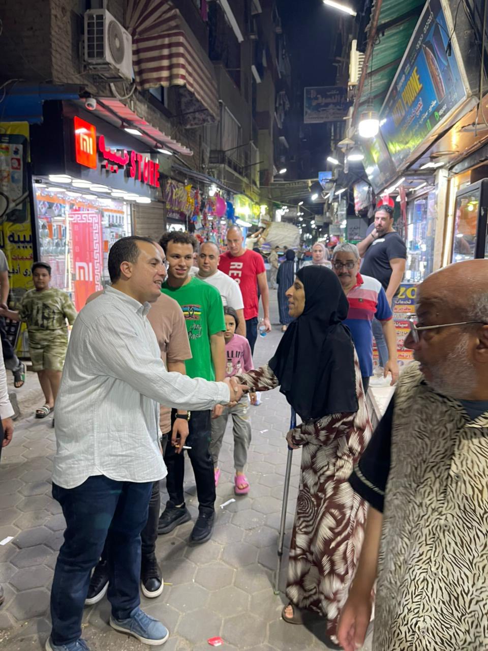 جولة المرشح سعيد الوسيمي بشارع ترعة جندى